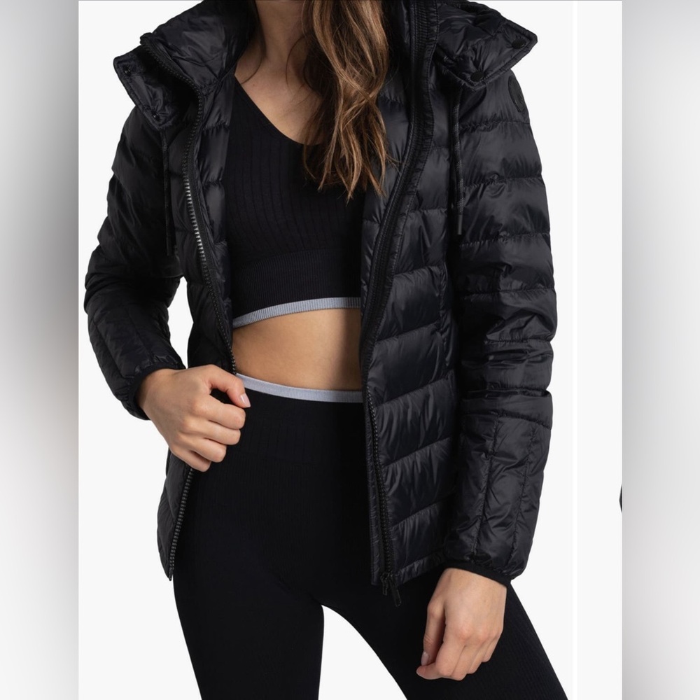Lole Emeline packable jacket, black, size xl